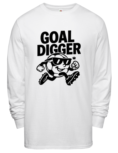 Goal Digger Soccer Men's Long-Sleeve T-Shirt | Swagsta