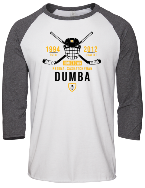 Classic Heritage Mathew Dumba Unisex Premium Three-Quarter Raglan T-Shirt | Swagsta