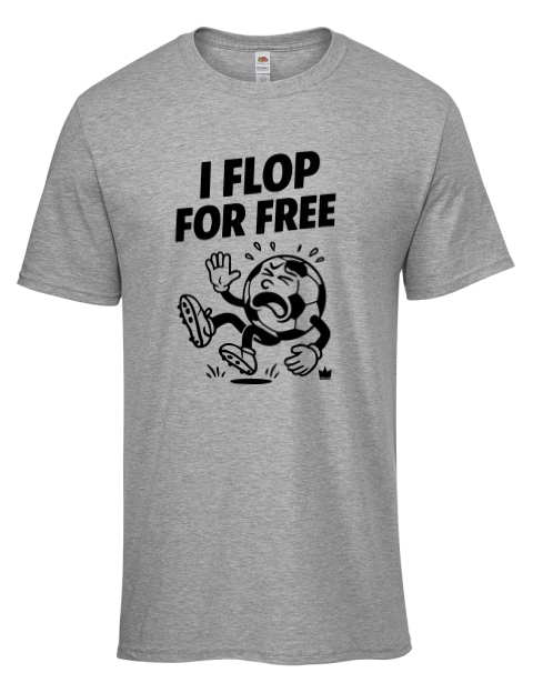 Flop For Free Soccer Men's Premium T-Shirt | Swagsta