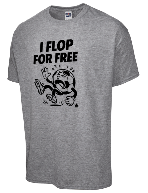 Flop For Free Soccer Dri-Power Unisex T-Shirt | Swagsta