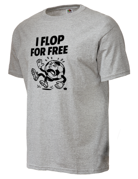 Flop For Free Soccer Unisex T-Shirt | Swagsta