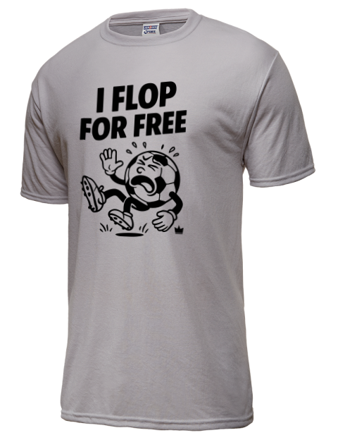 Flop For Free Soccer Dri-Power Unisex T-Shirt | Swagsta