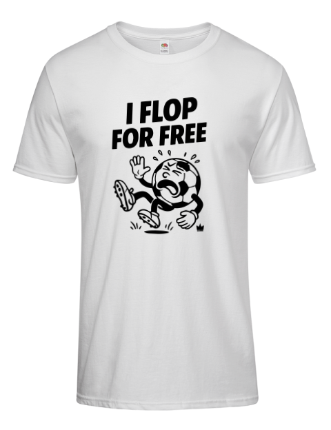Flop For Free Soccer Men's Premium T-Shirt | Swagsta