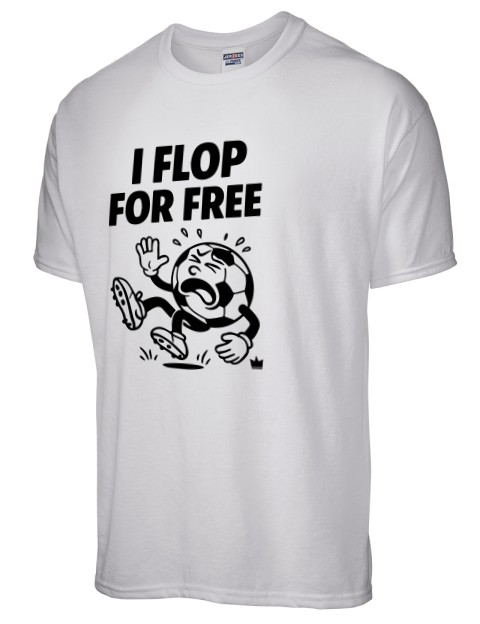 Flop For Free Soccer Dri-Power Unisex T-Shirt | Swagsta
