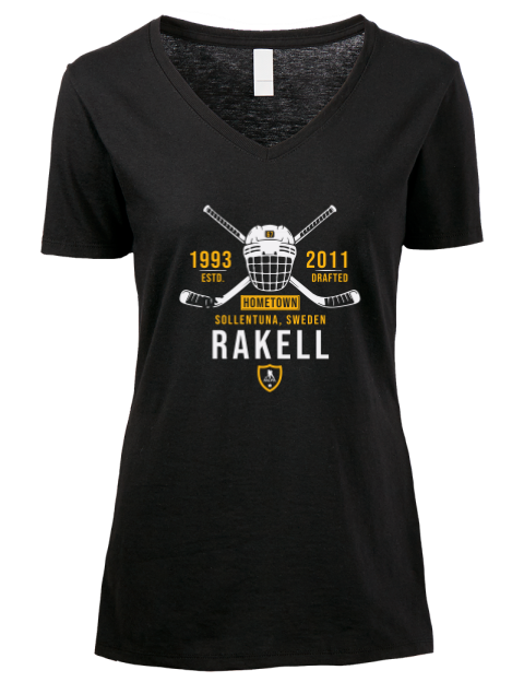 Heritage Rickard Rakell Premium Ladies V-Neck T-Shirt | Swagsta