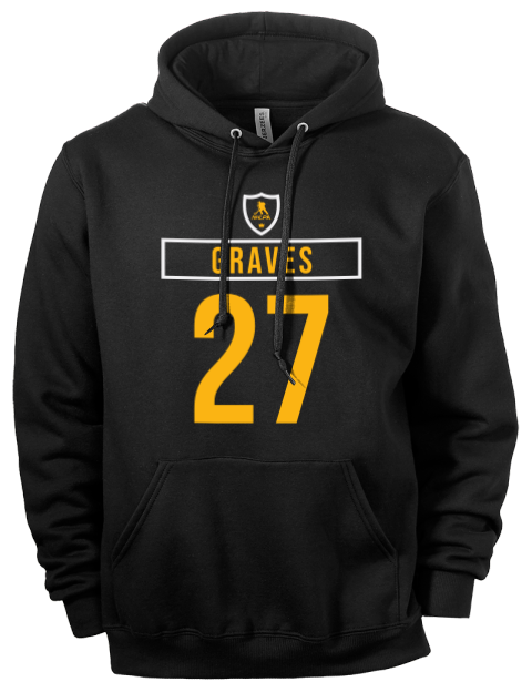 Away Jersey Ryan Graves Eco Premium Unisex Hooded Sweatshirt | Swagsta