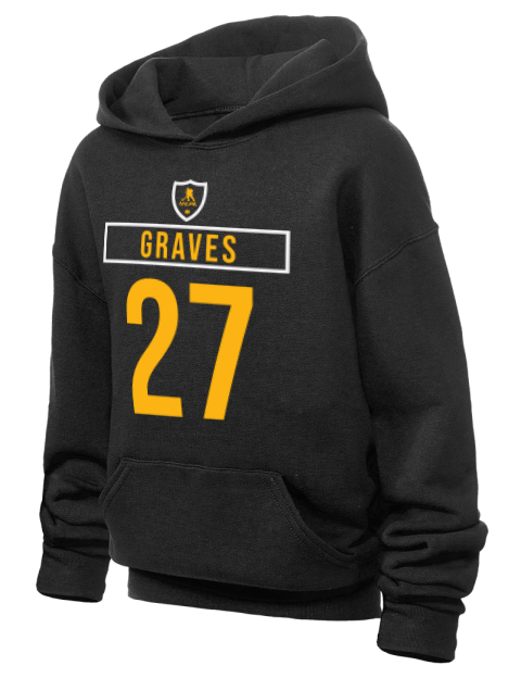 Away Jersey Ryan Graves Youth Hooded Sweatshirt | Swagsta
