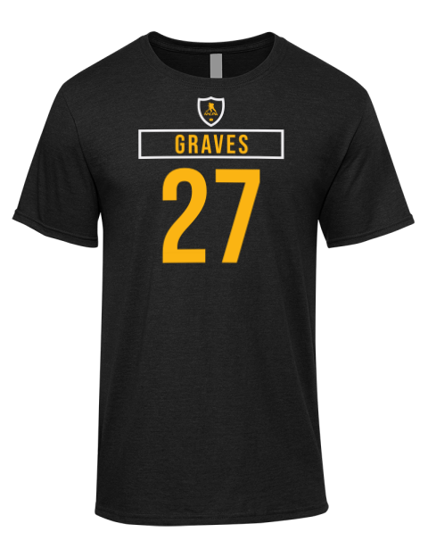 Away Jersey Ryan Graves Premium Ring-Spun Cotton Unisex T-Shirt | Swagsta