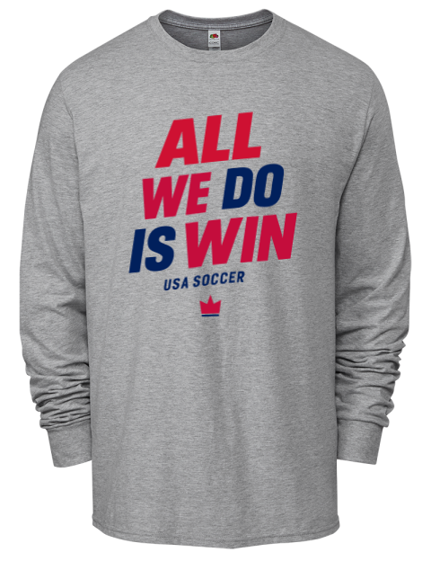 USA Soccer Soccer Men's Long-Sleeve T-Shirt | Swagsta
