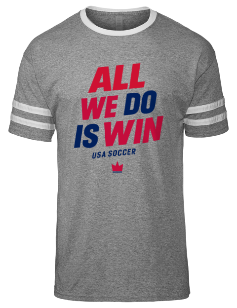 USA Soccer Soccer Men's Tri-Blend T-Shirt | Swagsta
