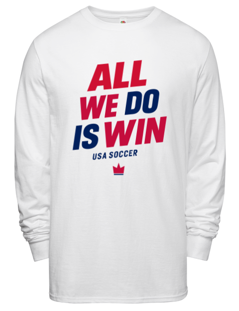 USA Soccer Soccer Men's Long-Sleeve T-Shirt | Swagsta