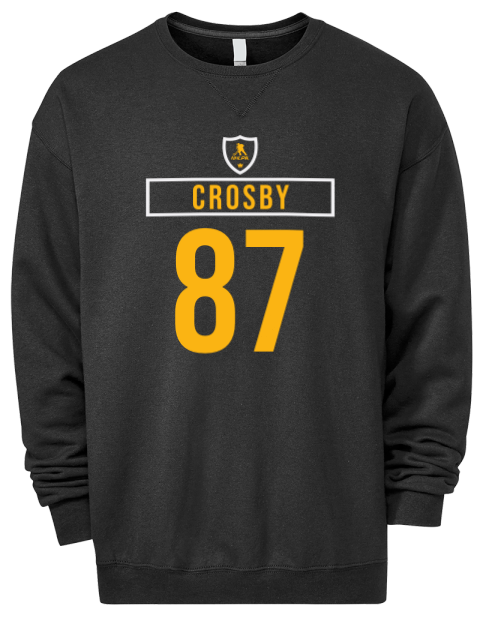 Away Jersey Sidney Crosby Premium Unisex Crewneck Sweatshirt | Swagsta