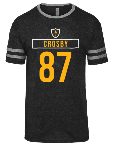 Away Jersey Sidney Crosby Men's Tri-Blend T-Shirt | Swagsta