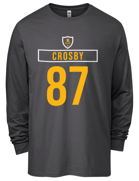 Away Jersey Sidney Crosby Men's Long-Sleeve T-Shirt | Swagsta