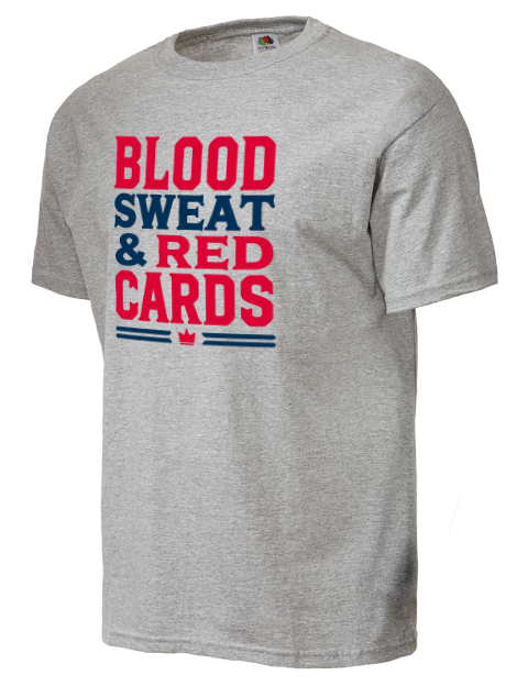 Blood, Sweat & Red Cards Soccer Unisex T-Shirt | Swagsta