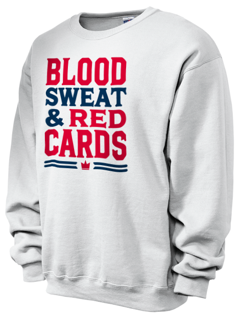 Blood, Sweat & Red Cards Soccer Unisex Crewneck Sweatshirt | Swagsta