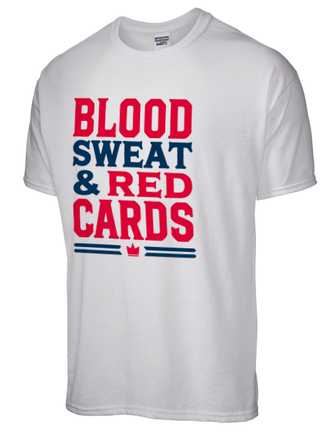 Blood, Sweat & Red Cards Soccer Dri-Power Unisex T-Shirt | Swagsta