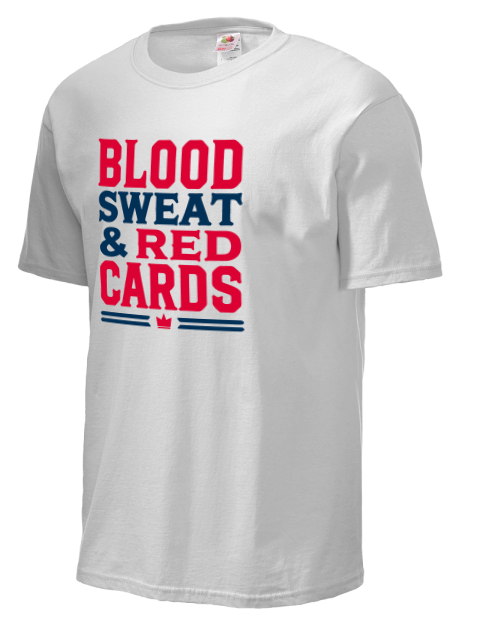 Blood, Sweat & Red Cards Soccer Unisex T-Shirt | Swagsta