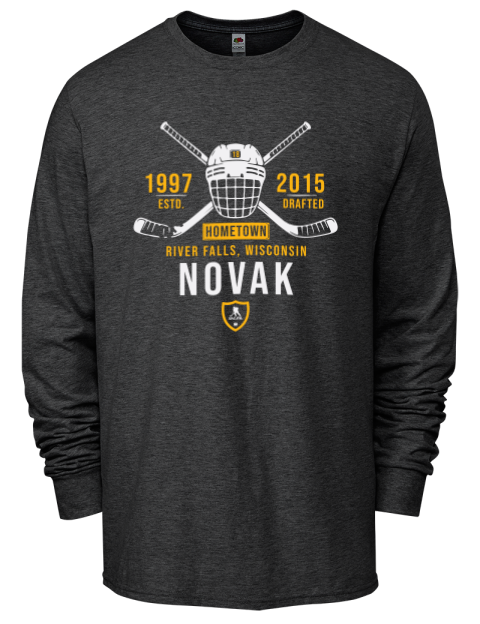 Heritage Tommy Novak Men's Long-Sleeve T-Shirt | Swagsta