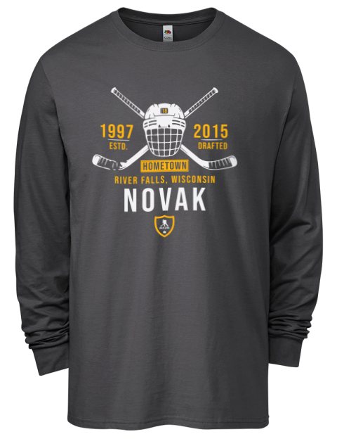 Heritage Tommy Novak Men's Long-Sleeve T-Shirt | Swagsta