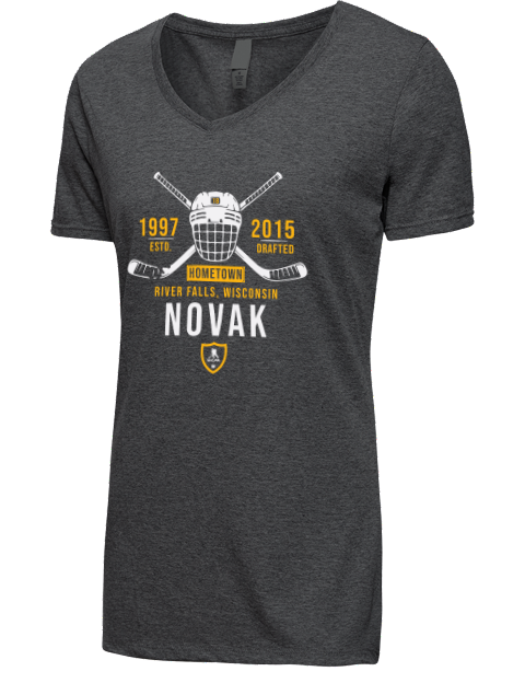 Heritage Tommy Novak Premium Ladies V-Neck T-Shirt | Swagsta