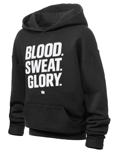 Blood & Sweat Soccer Youth Hooded Sweatshirt | Swagsta