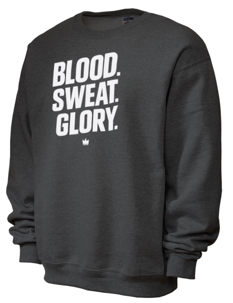 Blood & Sweat Soccer Unisex Crewneck Sweatshirt | Swagsta