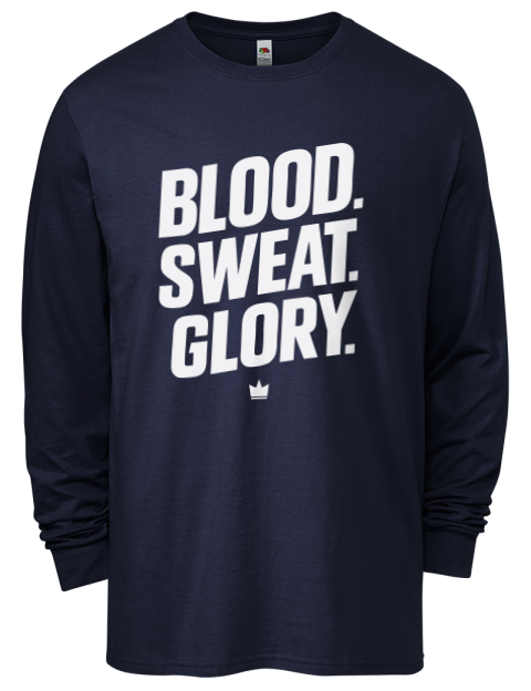 Blood & Sweat Soccer Men's Long-Sleeve T-Shirt | Swagsta