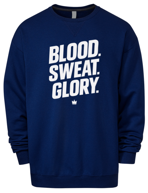 Blood & Sweat Soccer Premium Unisex Crewneck Sweatshirt | Swagsta