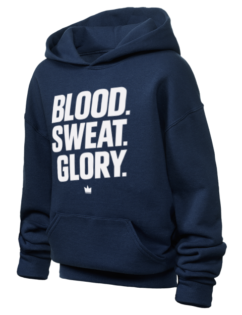 Blood & Sweat Soccer Youth Hooded Sweatshirt | Swagsta