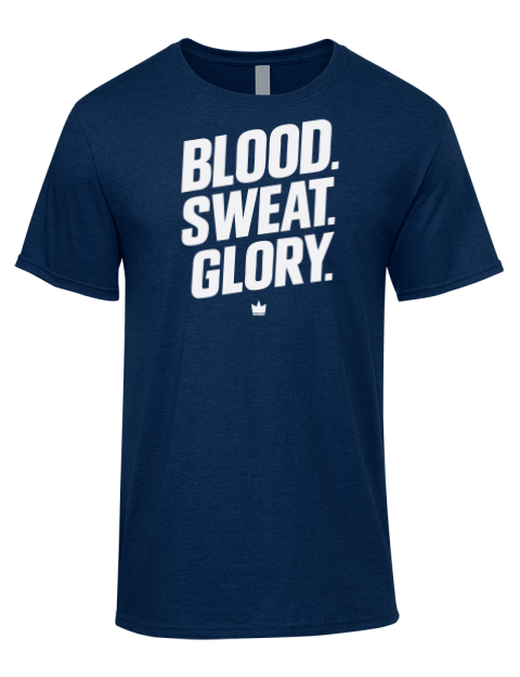 Blood & Sweat Soccer Premium Ring-Spun Cotton Unisex T-Shirt | Swagsta