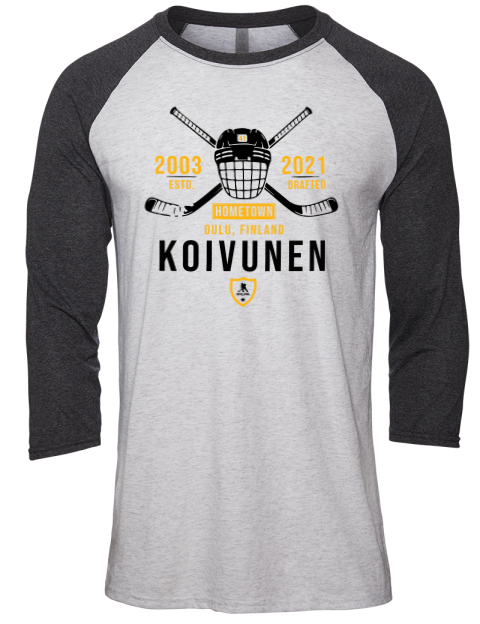 Classic Heritage Ville Koivunen Unisex Premium Three-Quarter Raglan T-Shirt | Swagsta