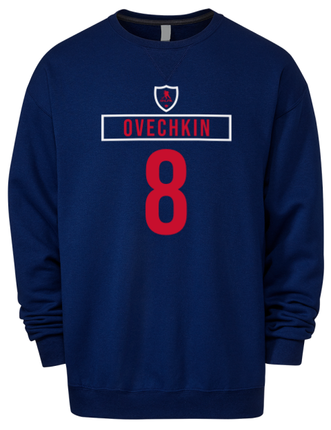 Away Jersey Alex Ovechkin Premium Unisex Crewneck Sweatshirt | Swagsta