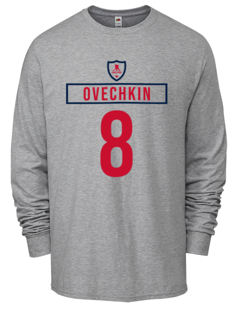 Home Jersey Alex Ovechkin Men's Long-Sleeve T-Shirt | Swagsta