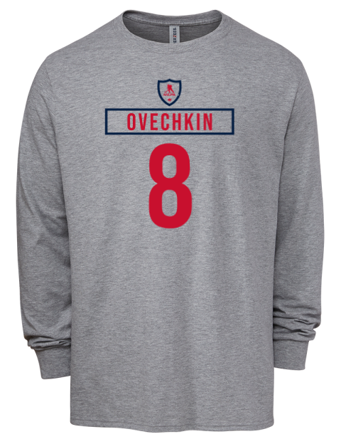 Home Jersey Alex Ovechkin Men's Premium Blend Long Sleeve-T-Shirt | Swagsta