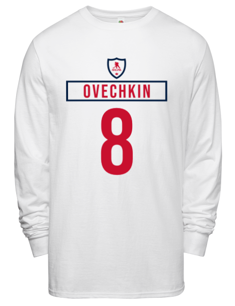Home Jersey Alex Ovechkin Men's Long-Sleeve T-Shirt | Swagsta