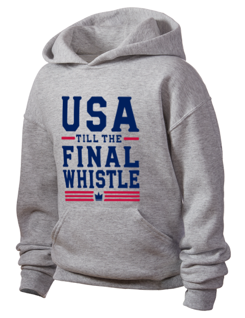 Final Whistle Soccer Youth Hooded Sweatshirt | Swagsta