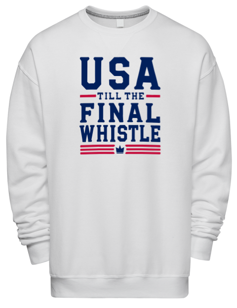 Final Whistle Soccer Premium Unisex Crewneck Sweatshirt | Swagsta