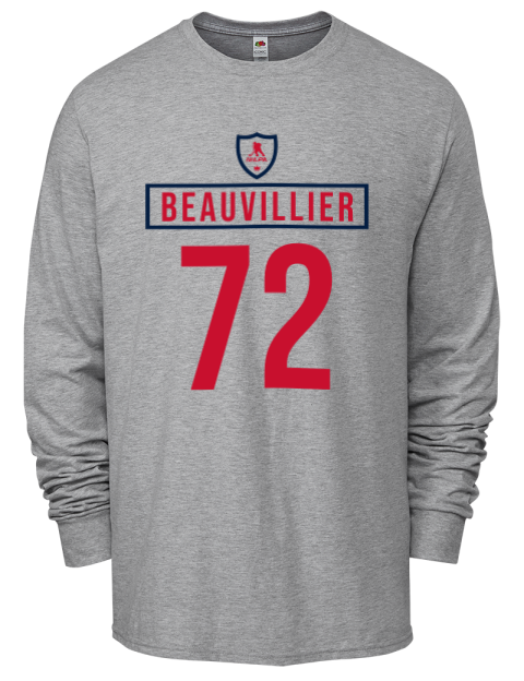 Home Jersey Anthony Beauvillier Men's Long-Sleeve T-Shirt | Swagsta