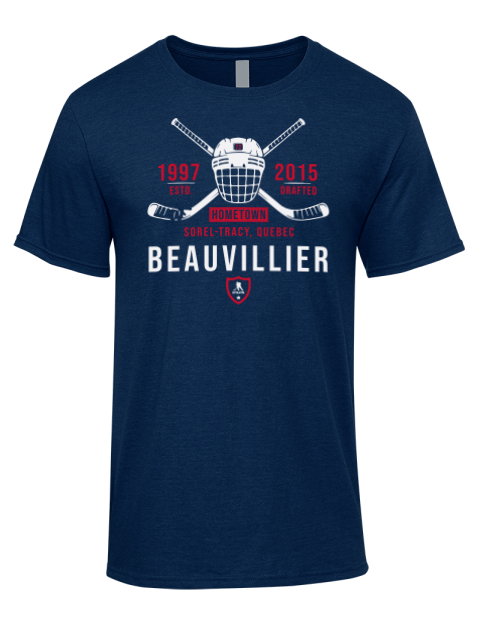 Heritage Anthony Beauvillier Premium Ring-Spun Cotton Unisex T-Shirt | Swagsta