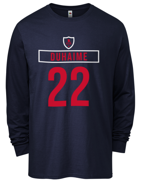 Away Jersey Brandon Duhaime Men's Long-Sleeve T-Shirt | Swagsta