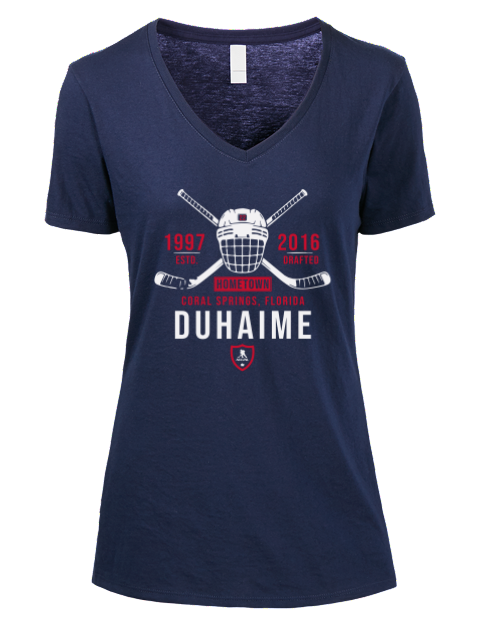 Heritage Brandon Duhaime Premium Ladies V-Neck T-Shirt | Swagsta
