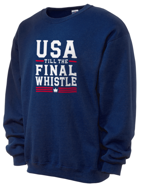 USA To The Final Whistle Soccer Unisex Crewneck Sweatshirt | Swagsta
