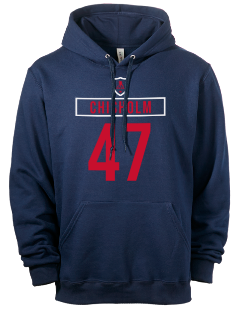 Away Jersey Declan Chisholm Eco Premium Unisex Hooded Sweatshirt | Swagsta