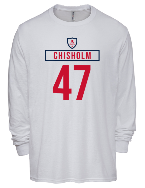Home Jersey Declan Chisholm Men's Premium Blend Long Sleeve-T-Shirt | Swagsta