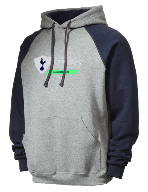 Las Vegas Spurs Colorblock Raglan Hooded Sweatshirt