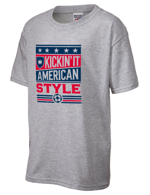 Kickin’it American Style Soccer Youth T-Shirt | Swagsta