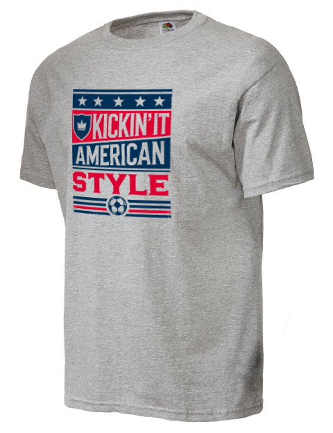 Kickin’it American Style Soccer Unisex T-Shirt | Swagsta