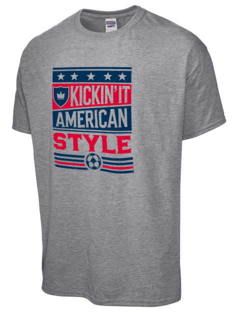 Kickin’it American Style Soccer Dri-Power Unisex T-Shirt | Swagsta