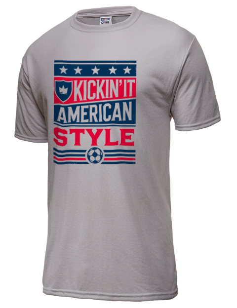 Kickin’it American Style Soccer Dri-Power Unisex T-Shirt | Swagsta
